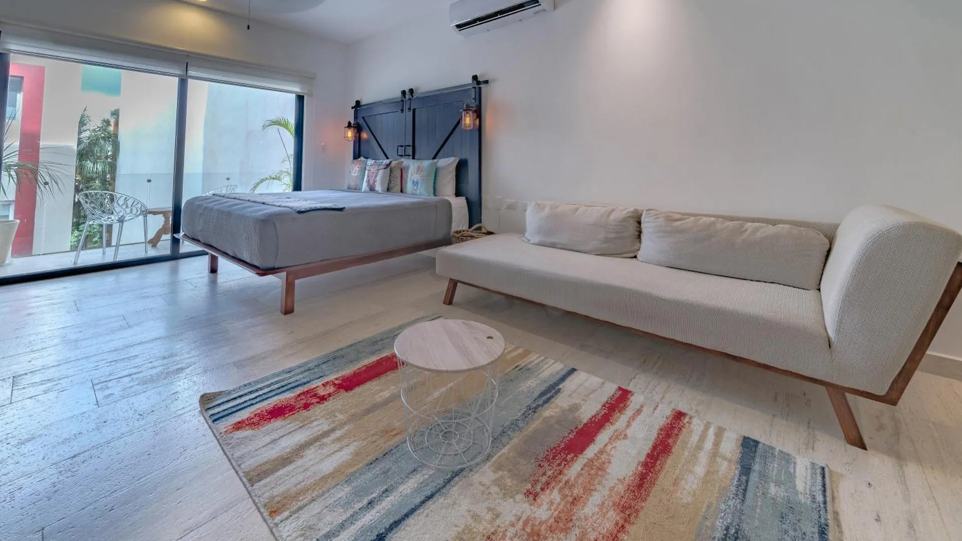 Apartment Studio With Rooftop Pool, Gym - At L Condos - Lidia Playa del Carmen Mexico